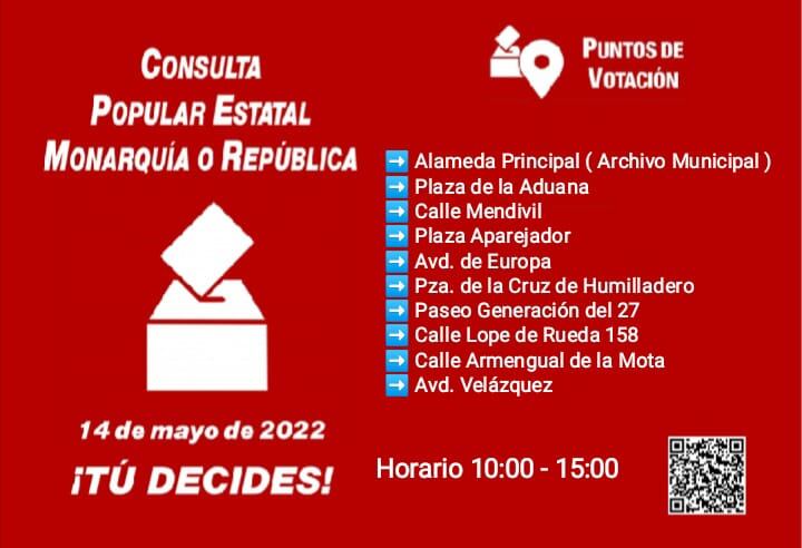 Los puntos establecidos para participar en la consulta en Málaga