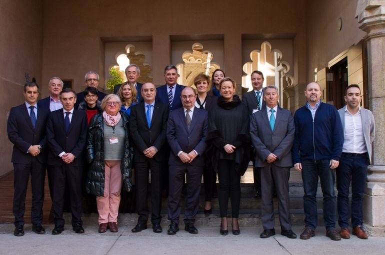 Foto de familia del pasado 8 de febrero, cuando se aprobó el Proyecto de Ley de Diálogo Social y Participación Institucional