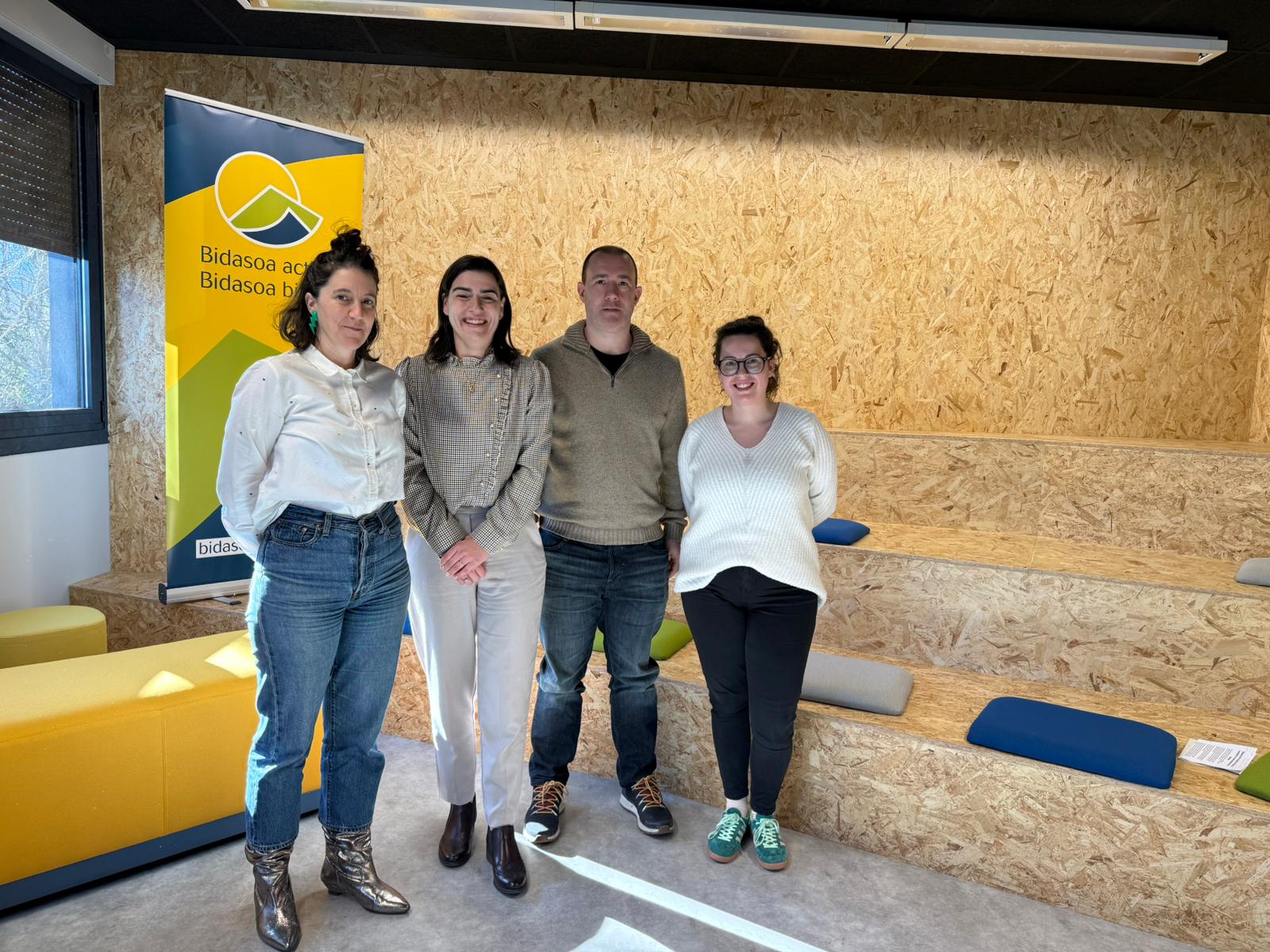 Estitxu Urtizberea, Nuria Alzaga, David Belategi y Leire Sardón