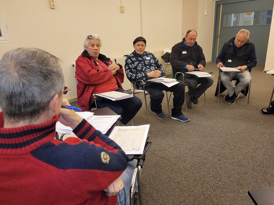 Sessió del Programa Pacient Expert en deshabituació tabàquica celebrada a Besalú.