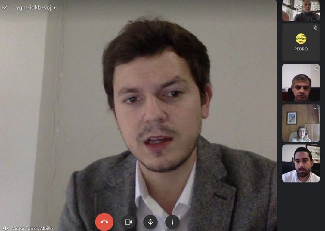 Reunión telemática del comité organizador de los Premios del Deporte Palentino