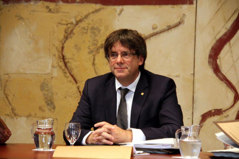 El president de la Generalitat, Carles Puigdemont, proposarà un referèndum vinculant al debat sobre la qüestió de confiança