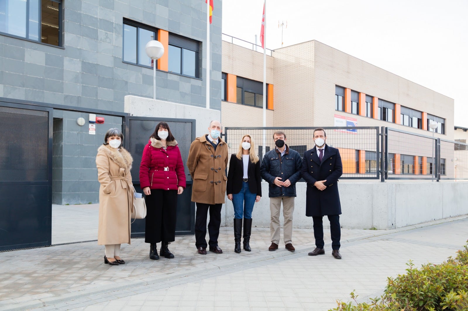 Visita de la viceconsejera de Educación, Nadia Álvarez al IES Montserrat Caballé de Tres Cantos