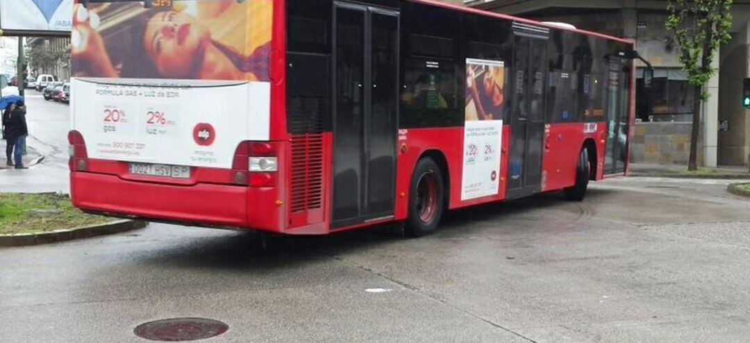 Autobus urbano en A Coruña