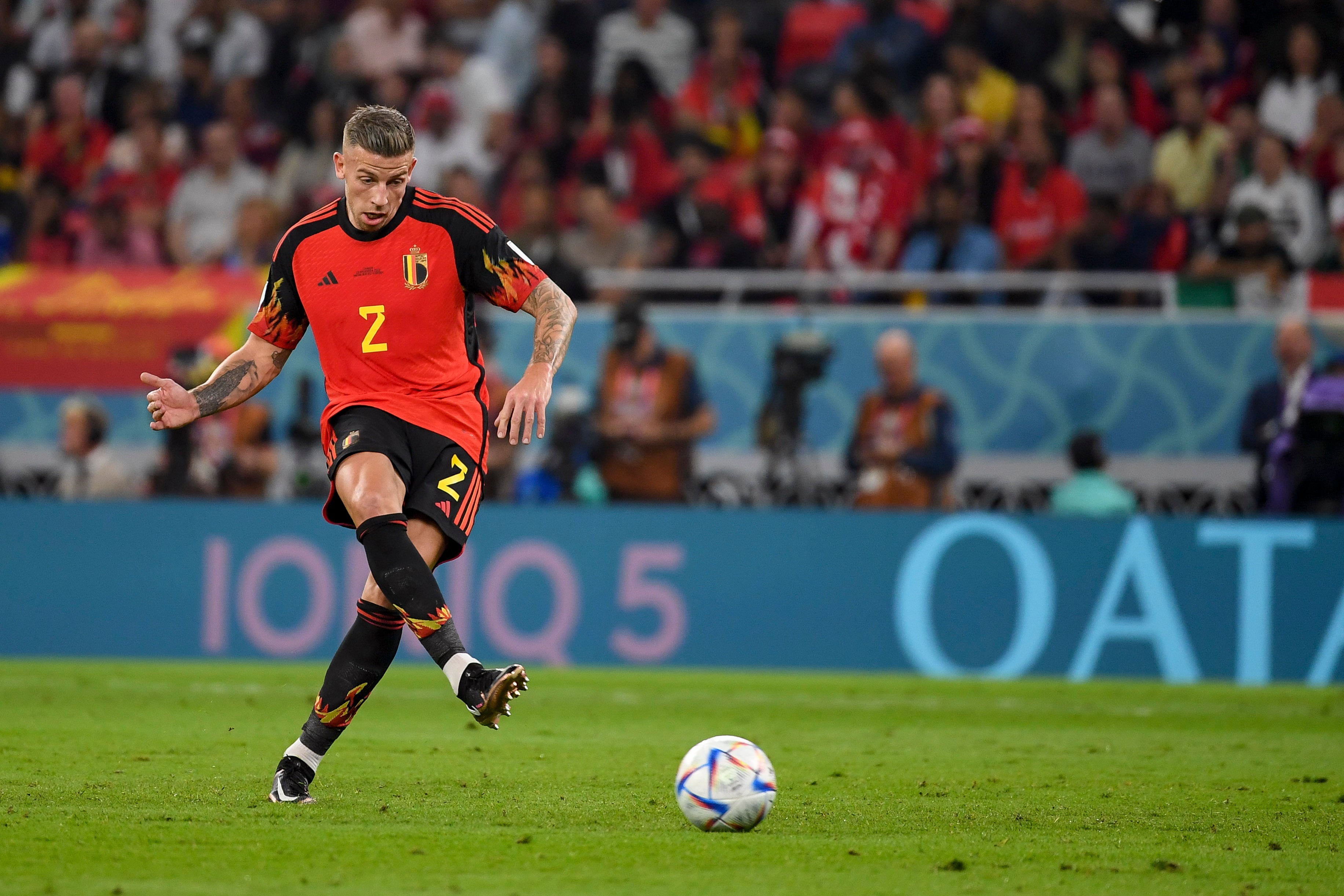 Toby Alderweireld, durante el Bélgica 1-0 Canadá.