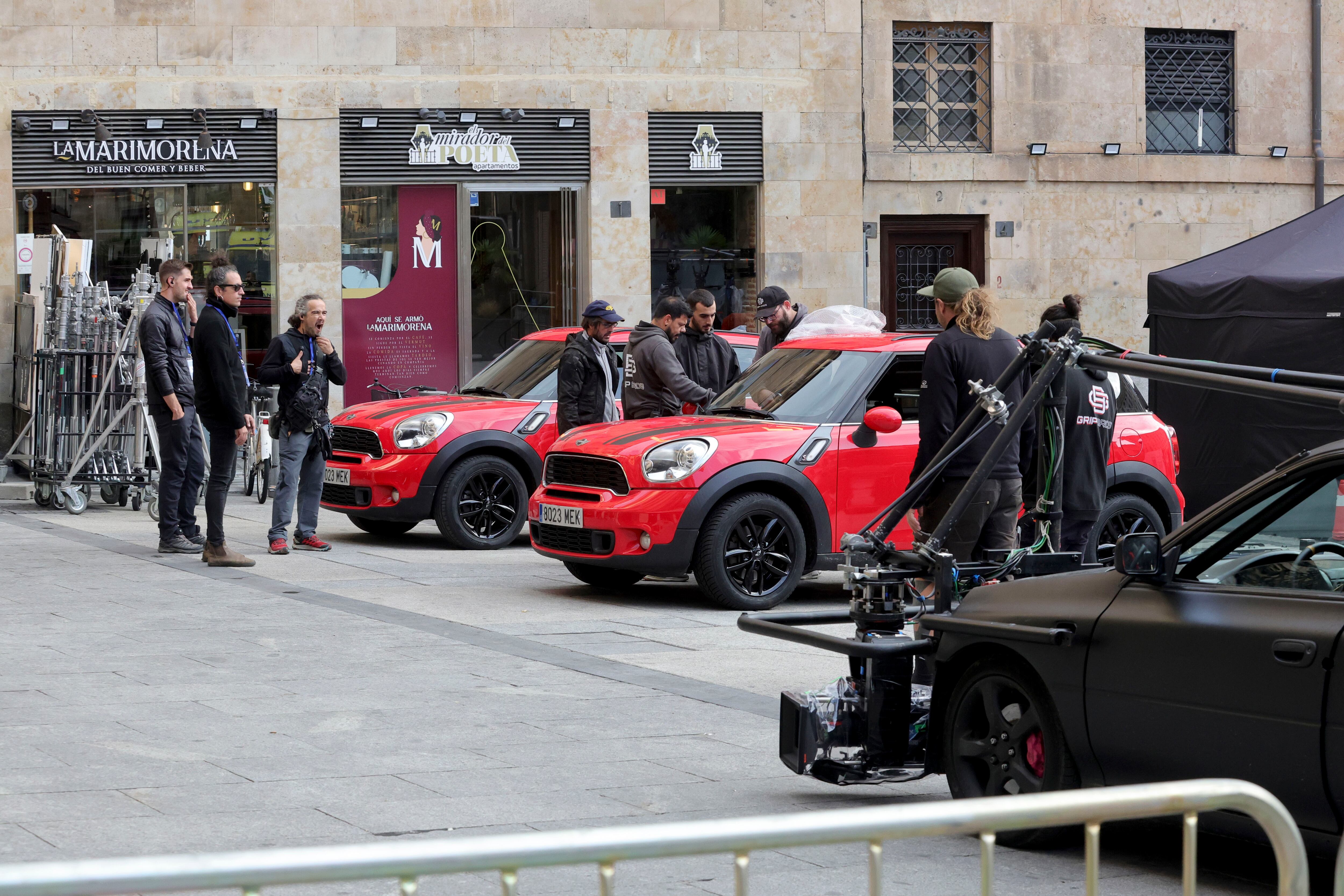 Rodaje de una película en Salamanca EFE/J.M. García