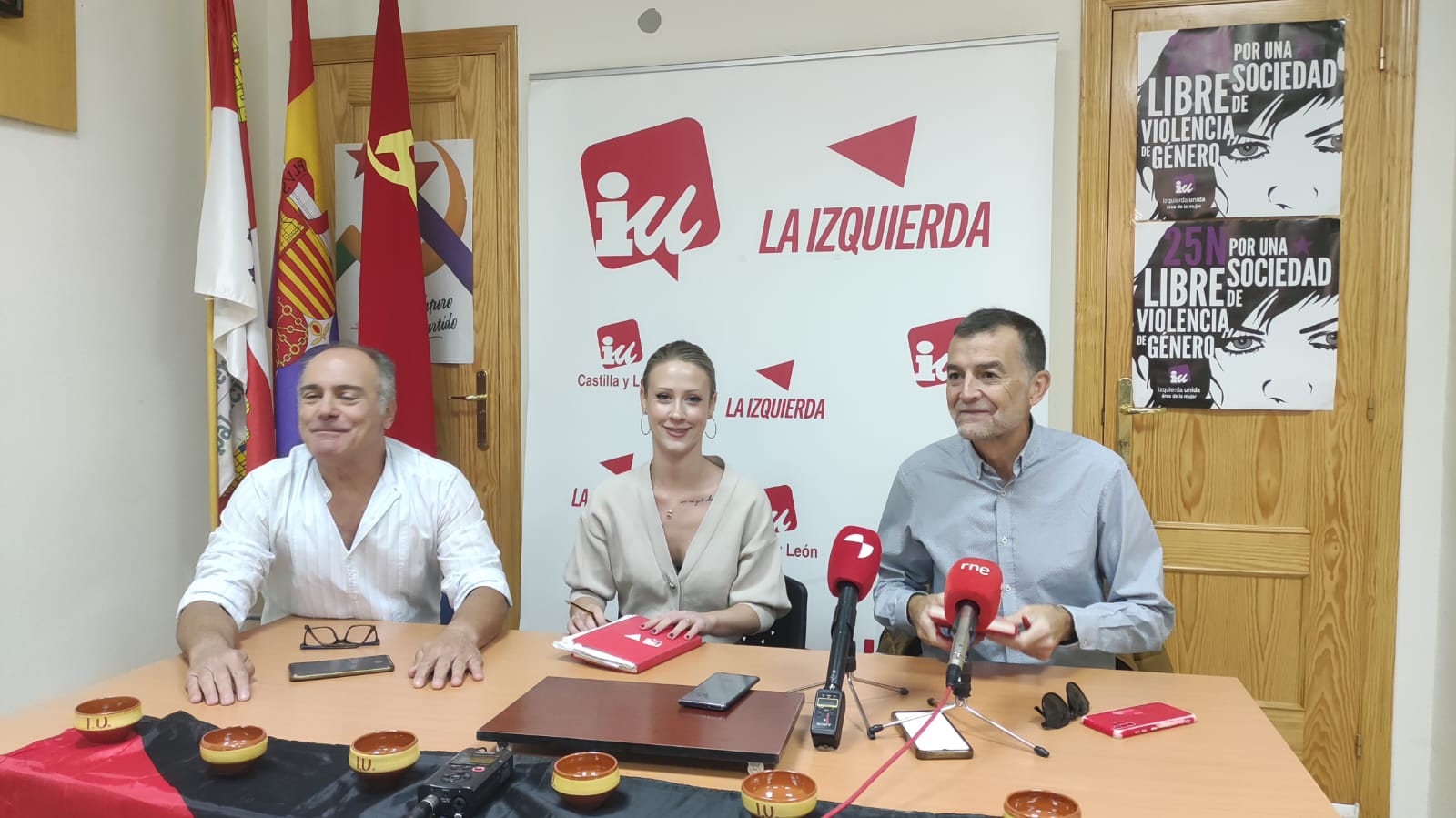 El coordinador federal de Izquierda Unida, Antonio Maíllo en Palencia