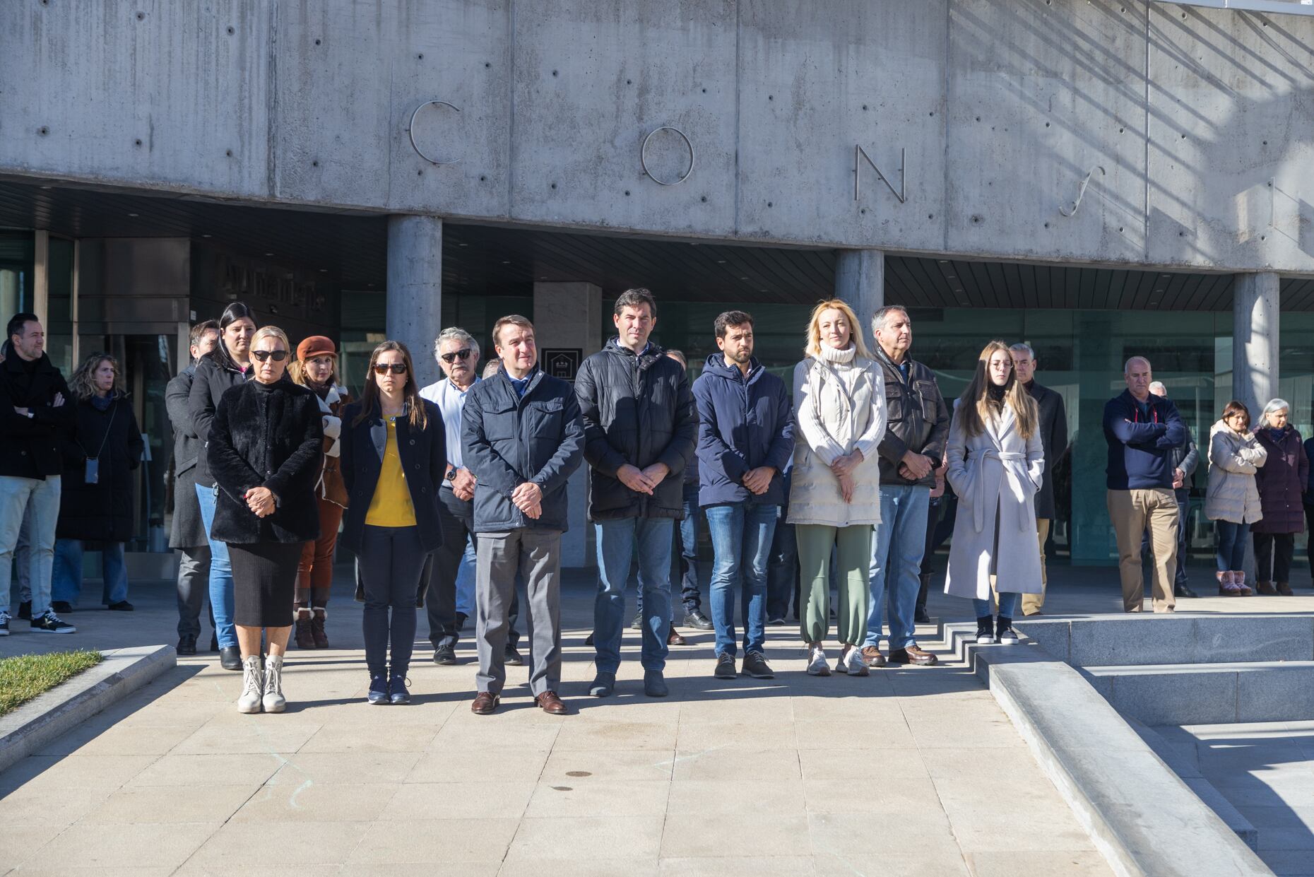 Concentración en solidaridad con el pueblo ucraniano en Tres Cantos