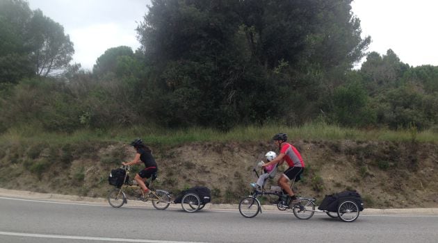 Diana, Diego y Jara, en la carretera.