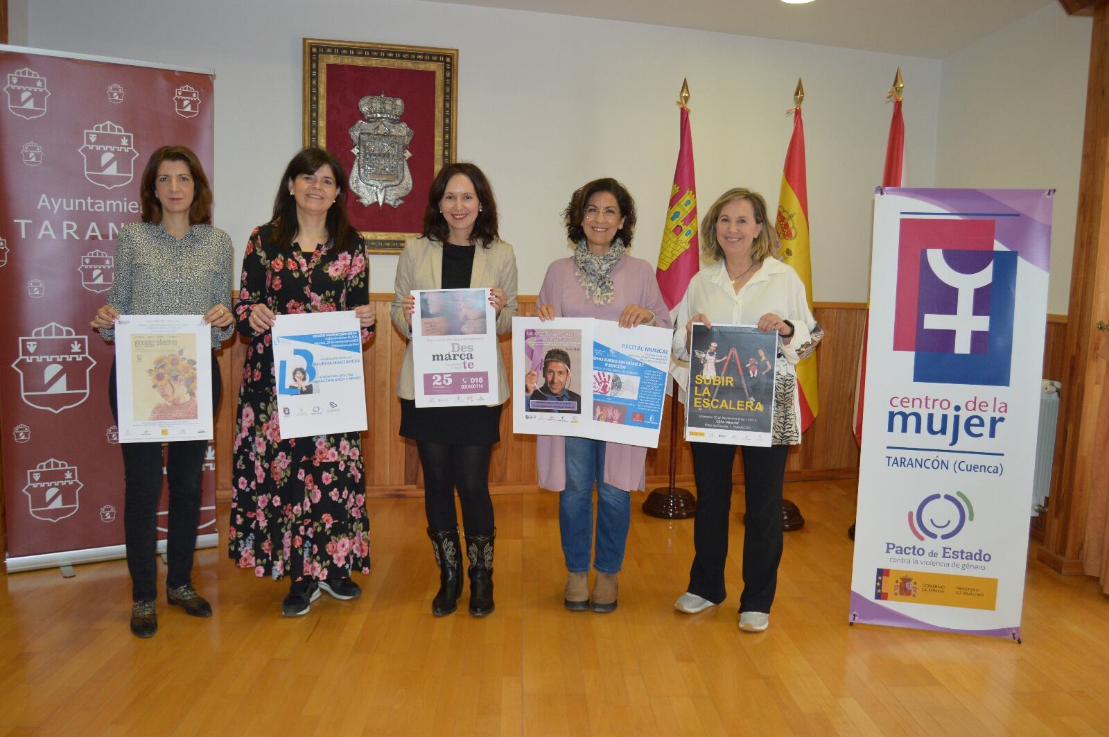 Acto de presentacion de las actividades del día 25N de erradicación de la violencia contra las mujeres en Tarancón