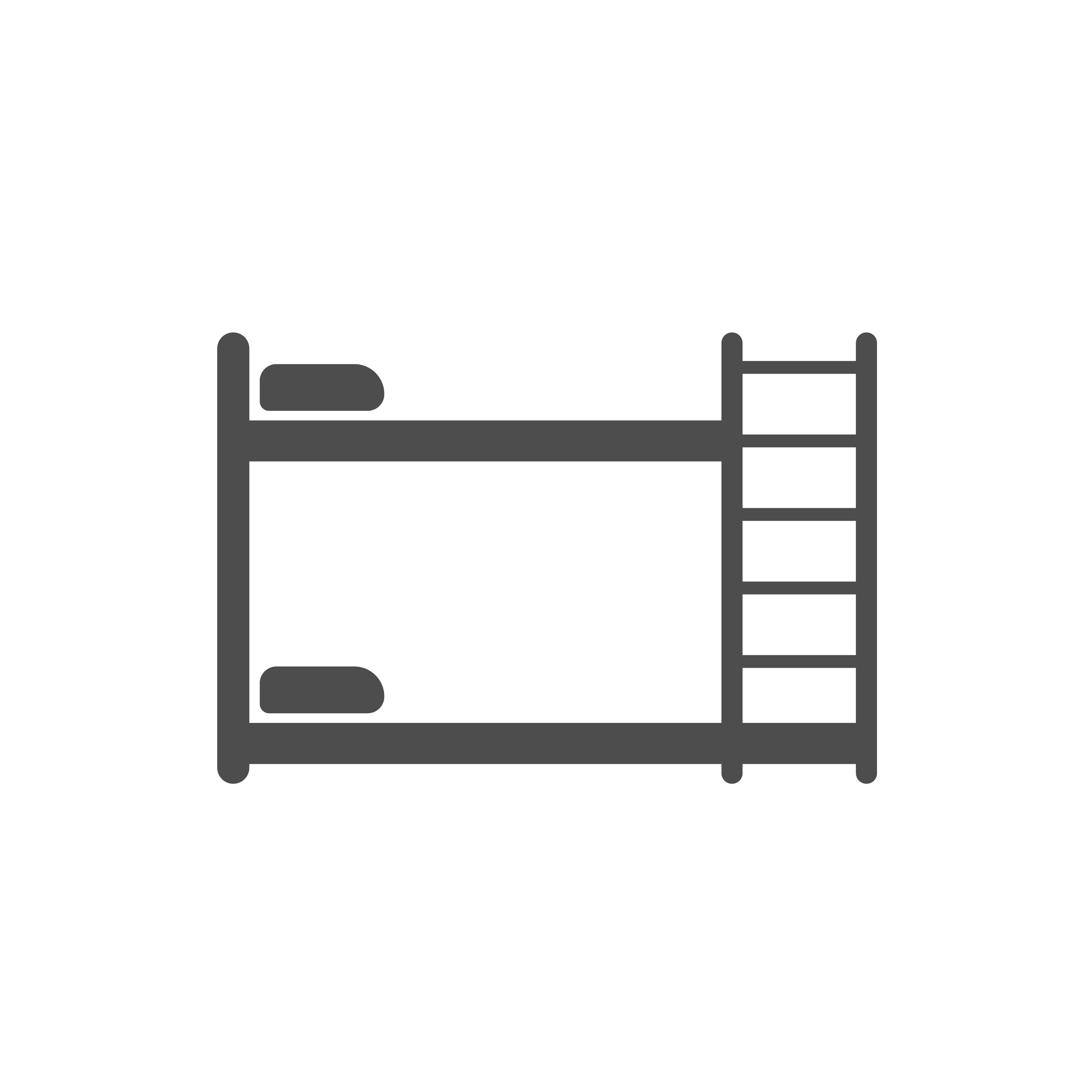 Ilustración sobre unas literas