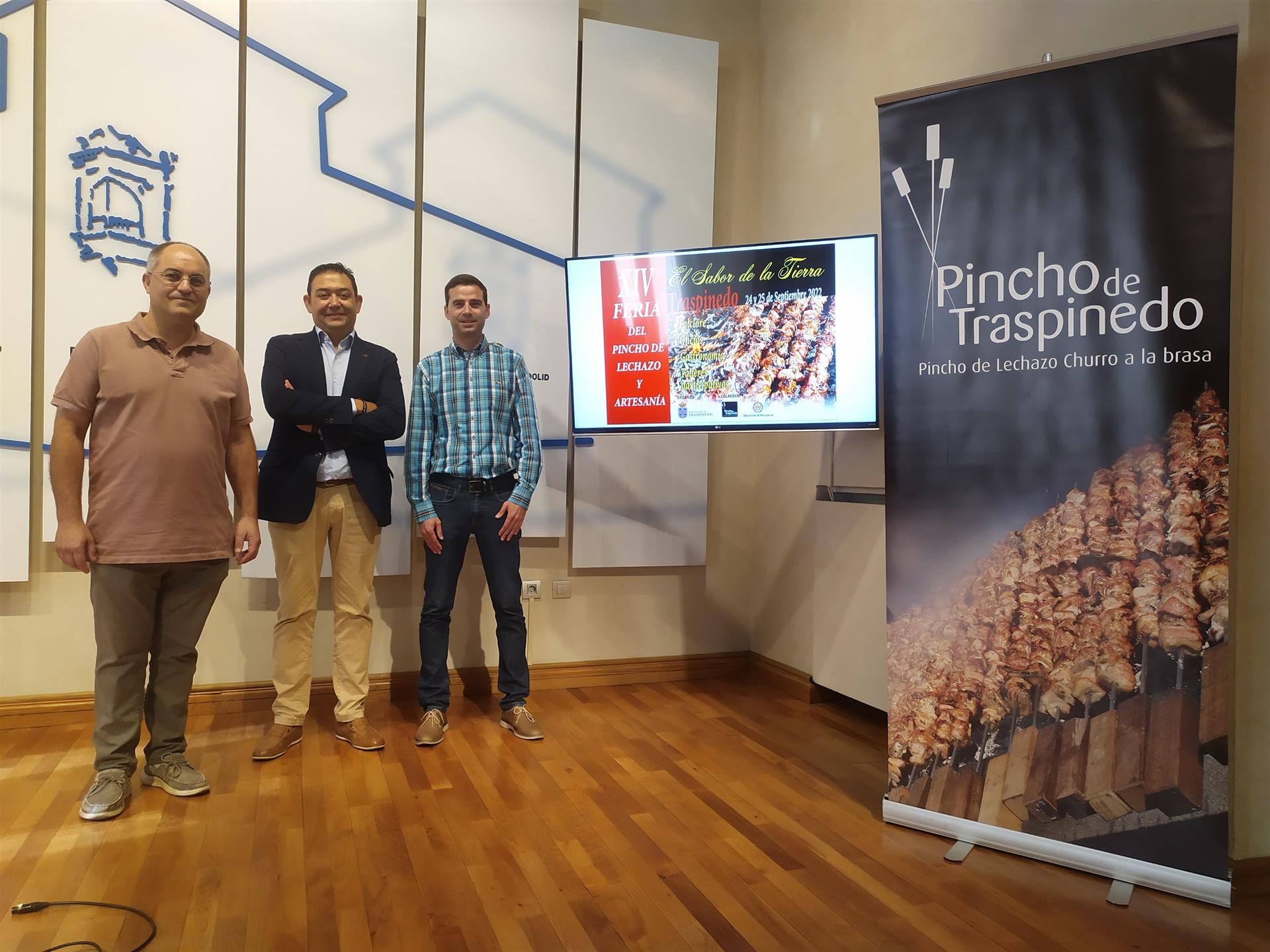 Autoridades presentan la nueva edición de la Feria del Pincho de Lechazo de Traspinedo