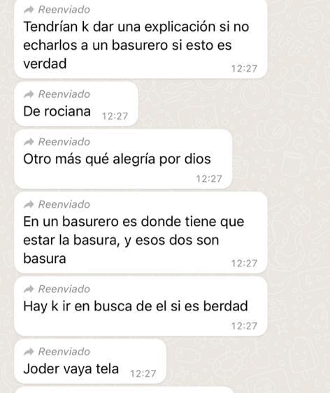 Mensajes de whatsapp con amenazas contra representantes de la asociación Puerta de Doñana