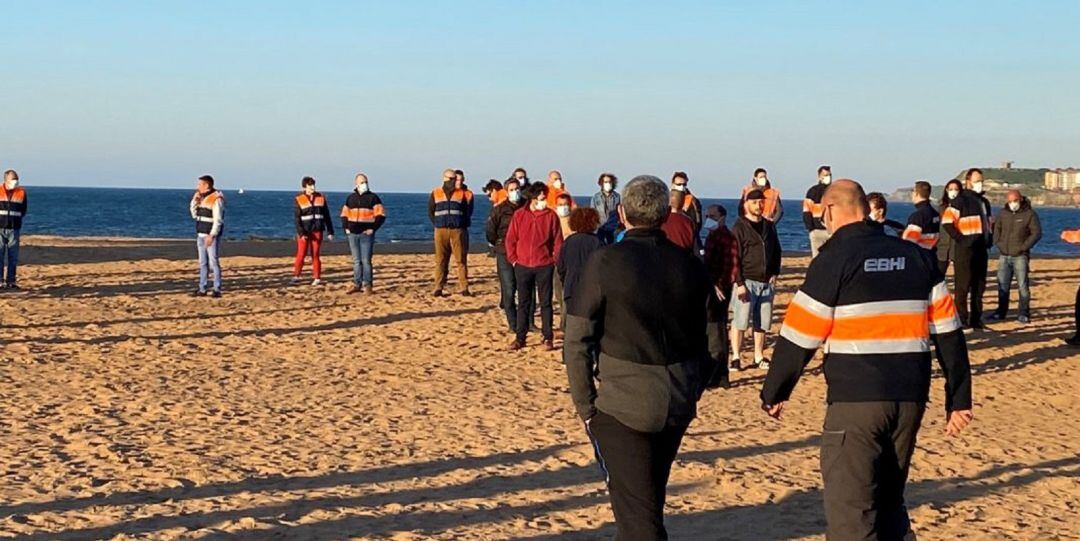 Una de las protestas de los trabajadores. 