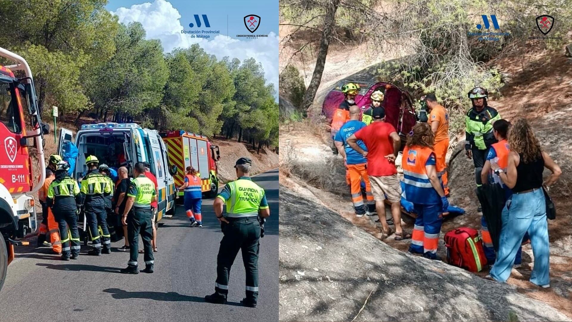 Accidente de tráfico en Ardales