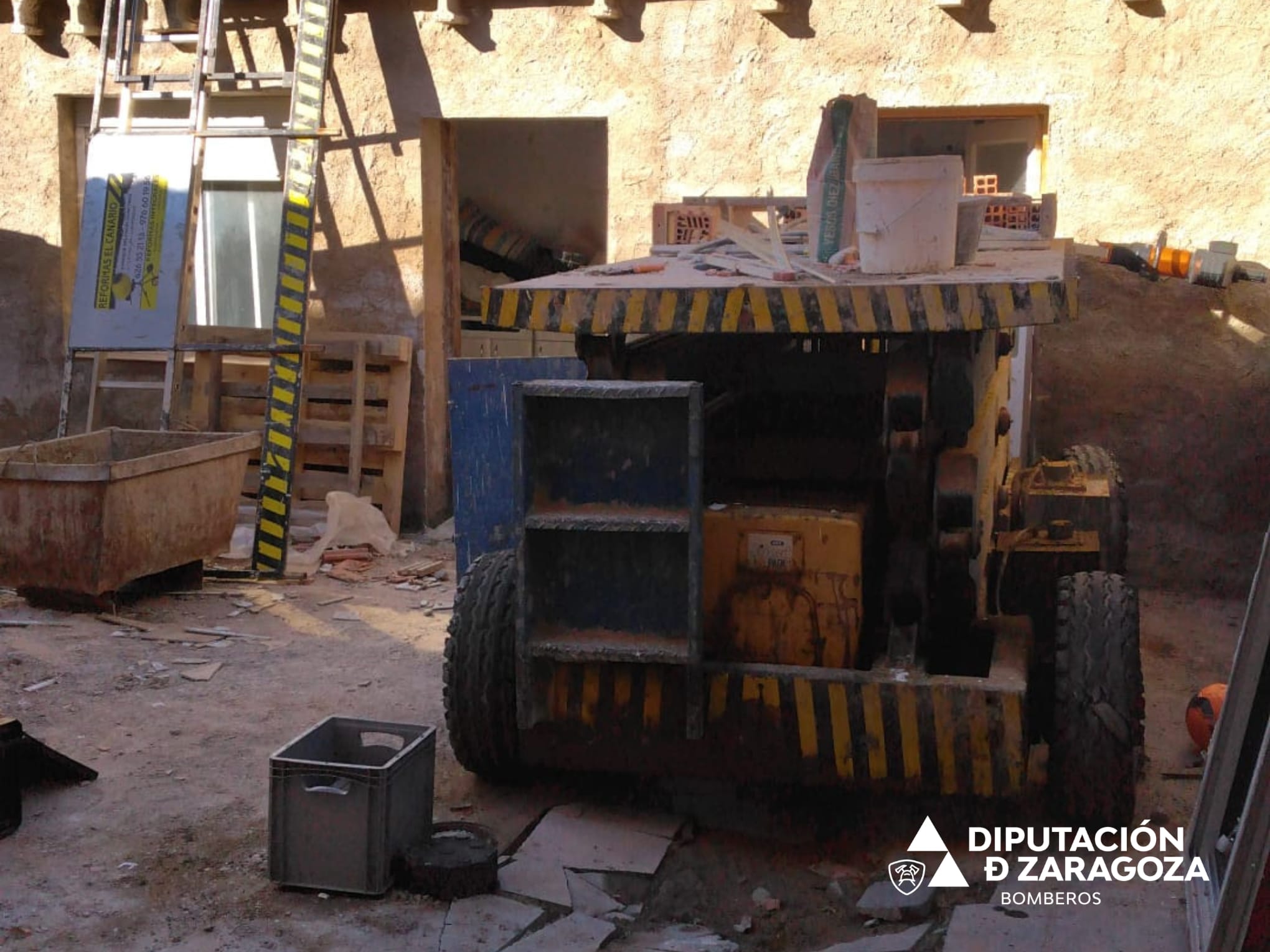 Nueva muerte en el trabajo_ fallece un hombre de 46 años en Calatorao al quedarse atrapado _ Composer