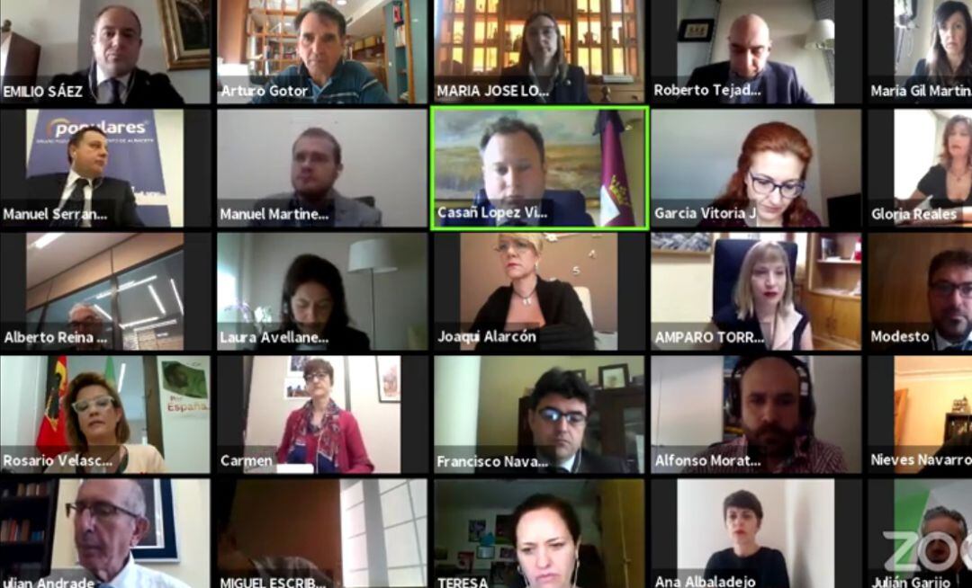 Pleno telemático este jueves