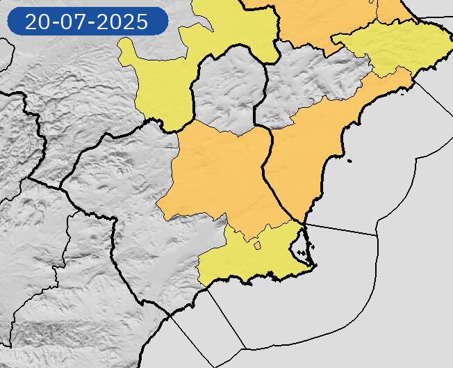 Alerta naranja por más de 40 grados en la Vega del Segura