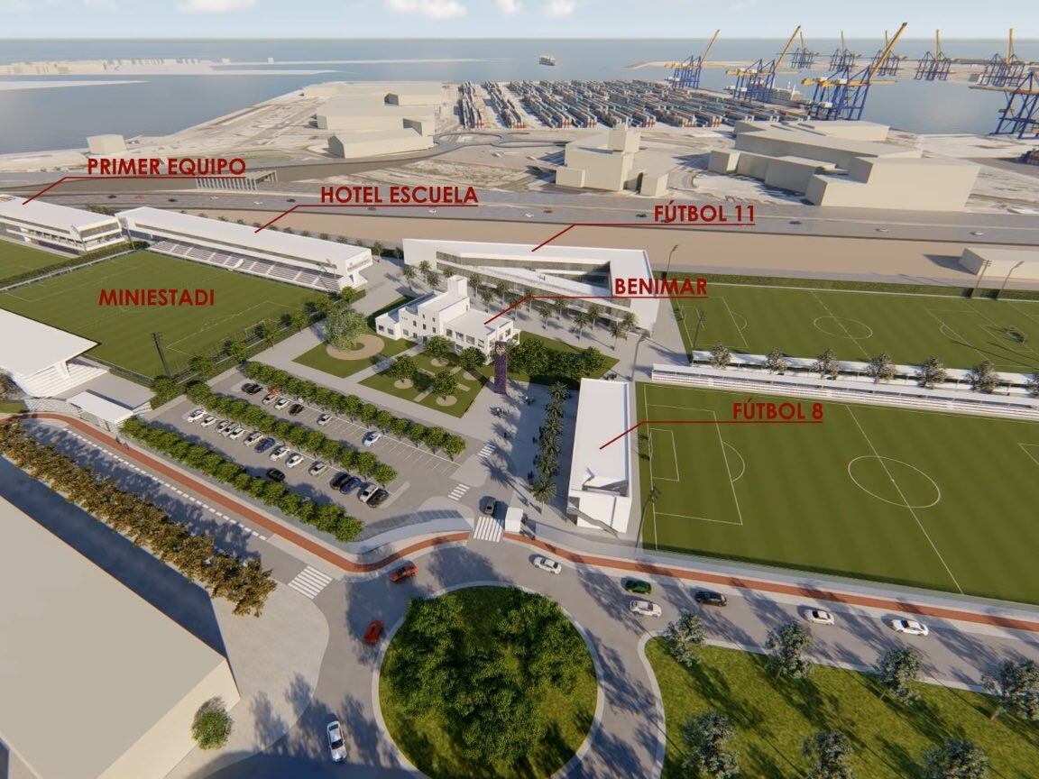 Proyecto de la nueva ciudad deportiva del Levante UD