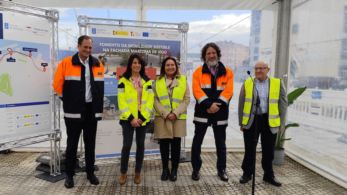 El presidente del Puerto de Vigo explica que la senda a Bouzas estará en dos semanas