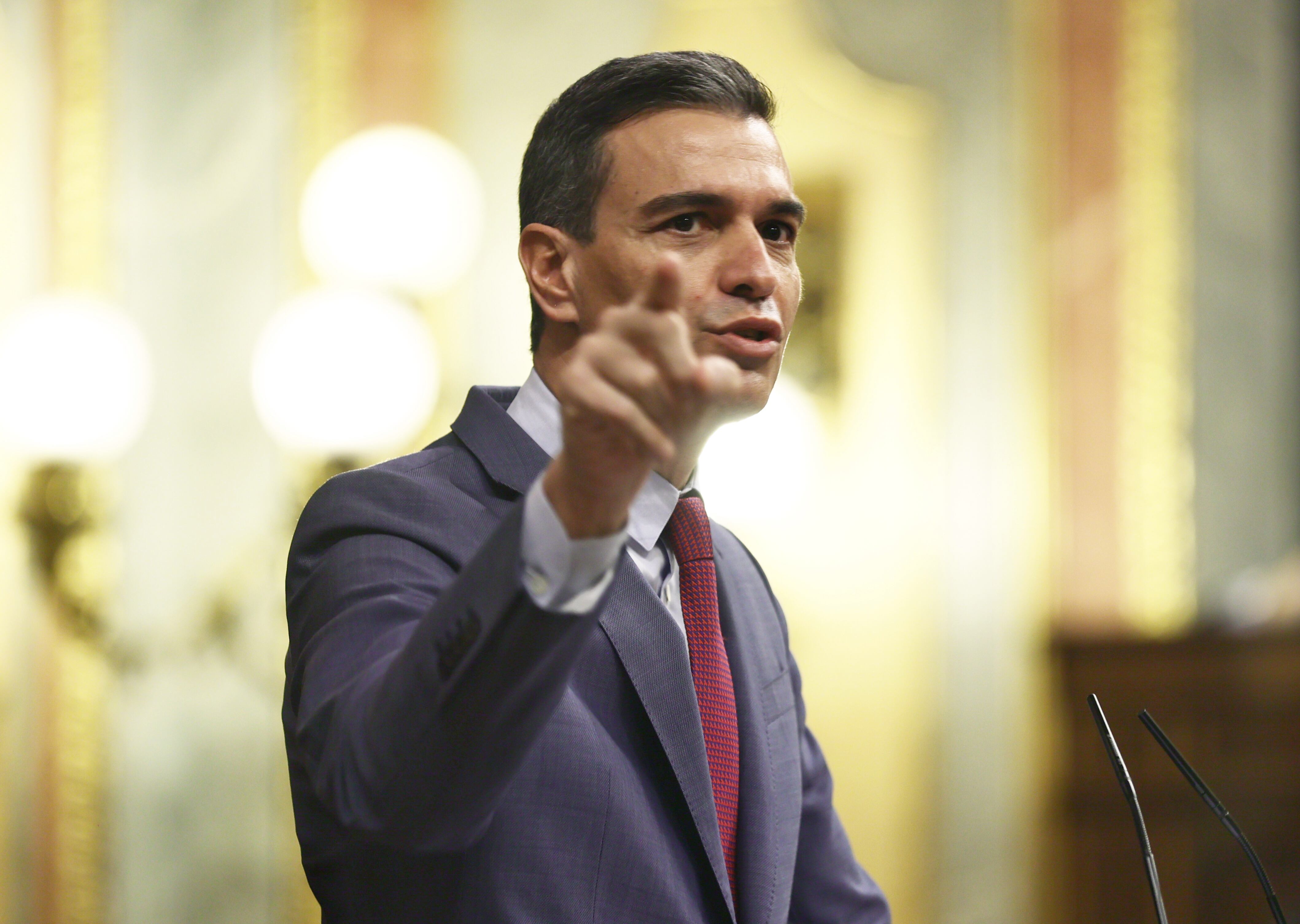 Pedro Sanchez, durante una sesión en el Congreso de los Diputados