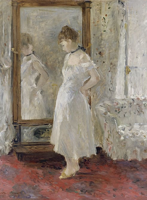 &#039;El espejo psiqué&#039;, de Berthe Morisot (1876)