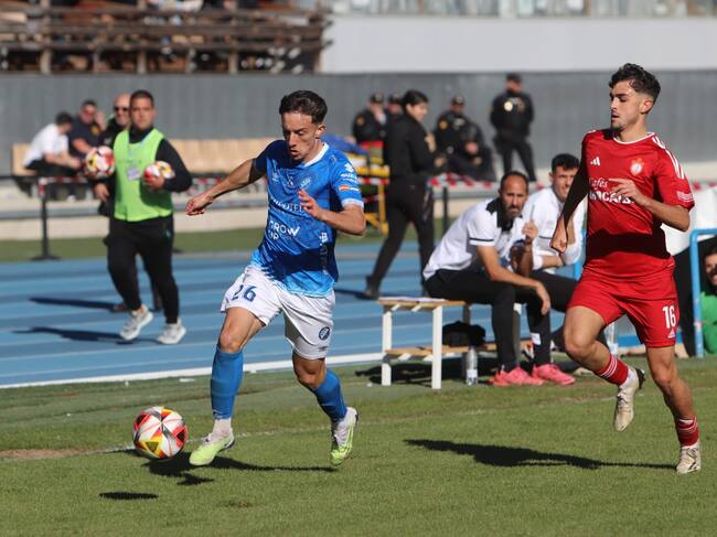 Imagen del partido del Xerez DFC ante el Utrera