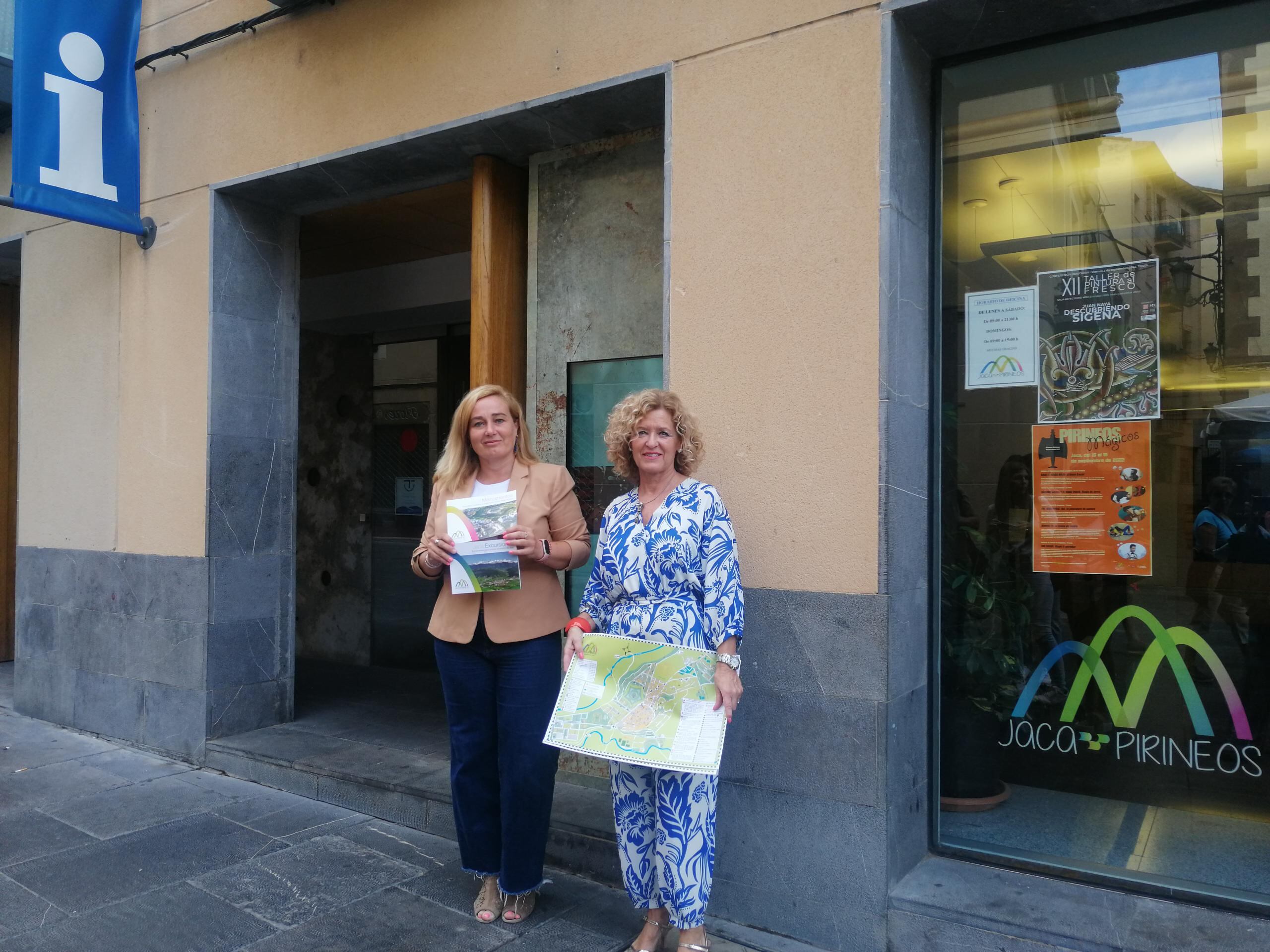 La oficina de turismo de Jaca abre de 9 a 21 horas en julio y agosto