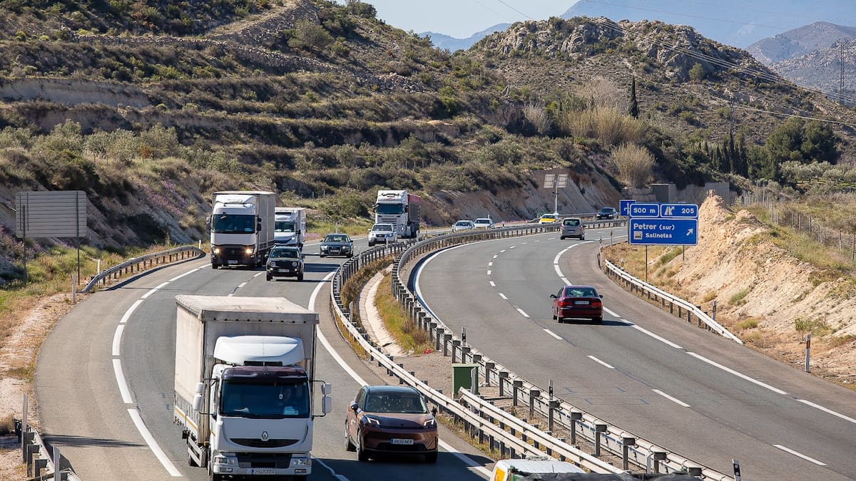 El tramo de la A-31 entre Petrer y Monforte del Cid, el más siniestrado de España en Semana Santa entre 2015 y 2024