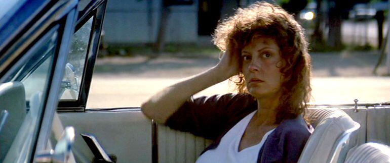 Susan Sarandon, en un fotograma de &#039;Thelma y Louise&#039;.