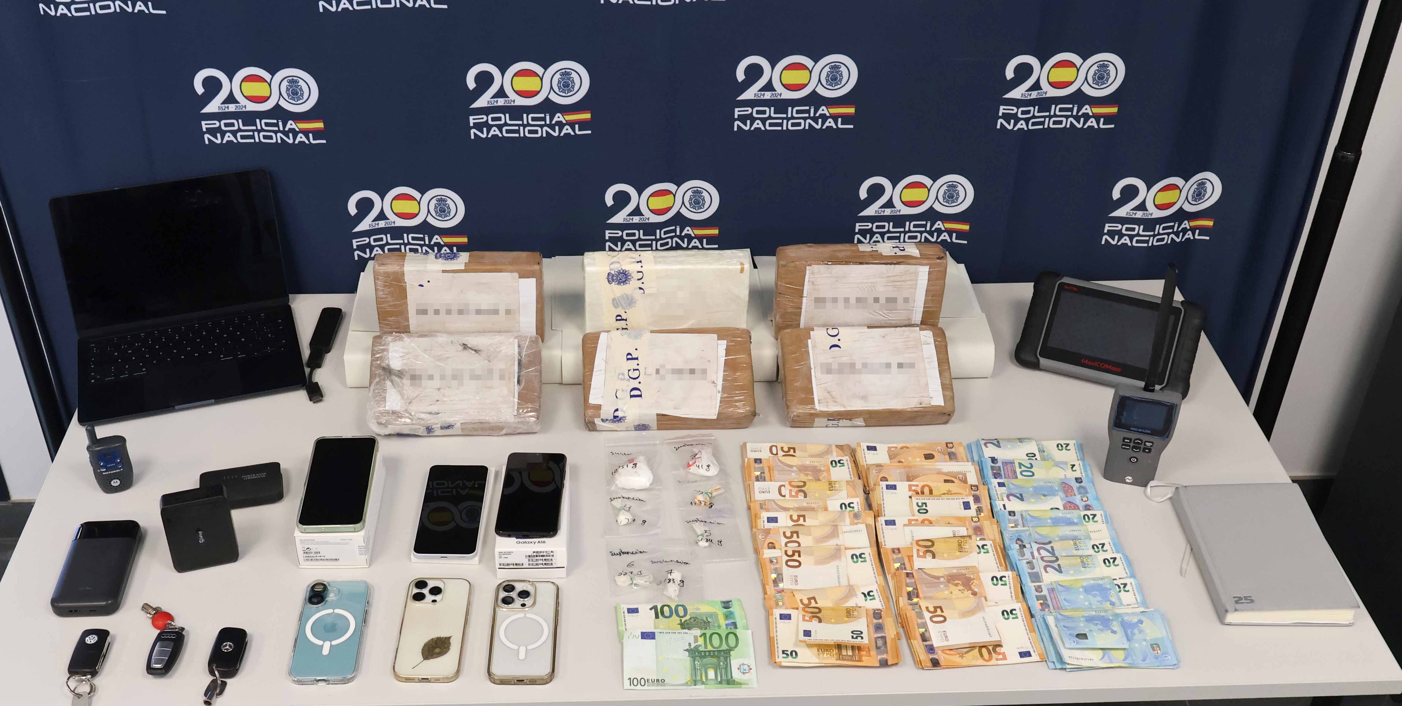 Efectos incautados en Cuenca capital