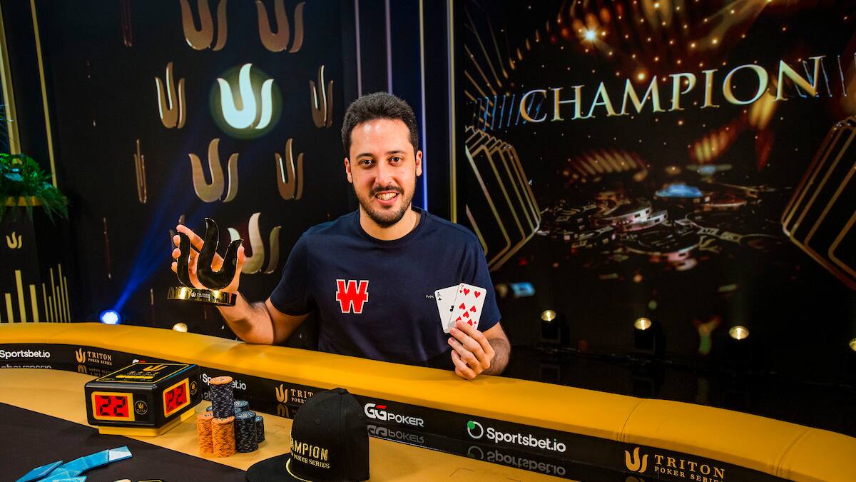 Adrián Mateos se embolsa más de 2 millones de dólares en las Triton Poker Series de Montenegro