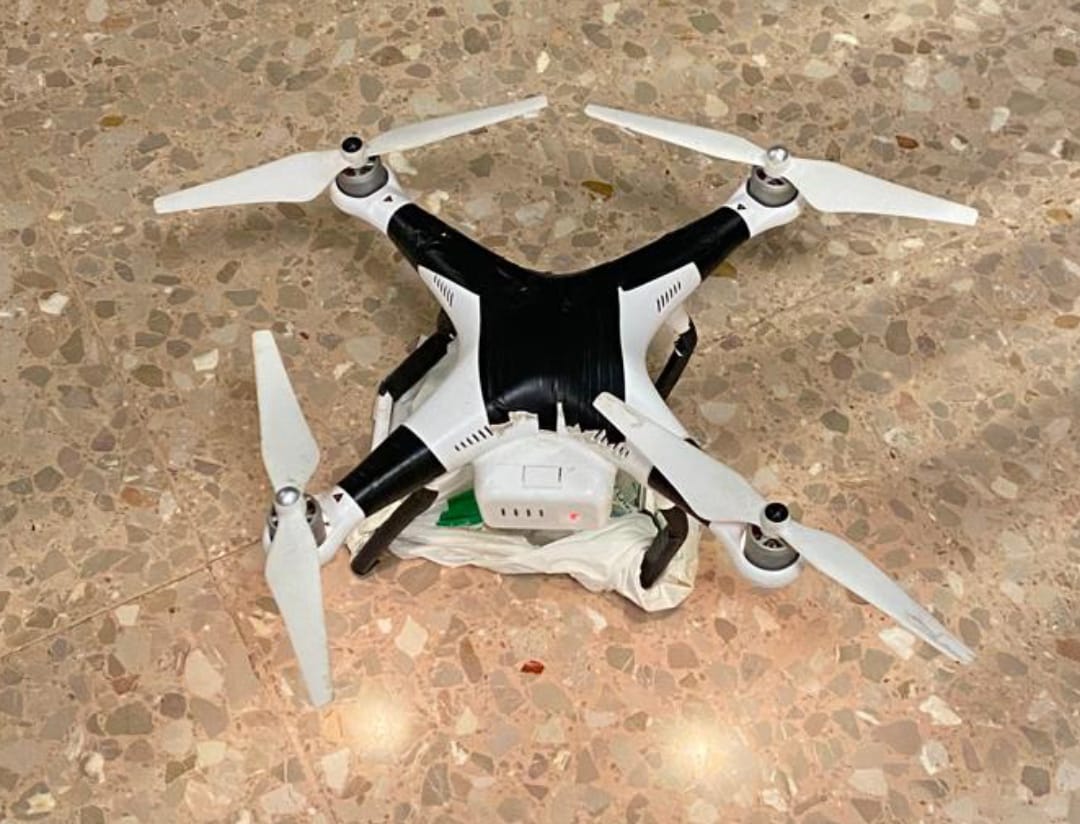 Dron amb droga i mòbils interceptat a la presó de Lledoners, al 2022
