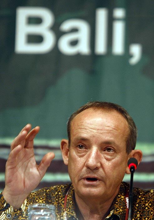 Yvo del Bóer, secretario ejecutivo de la Convención de la ONU sobre el Cambio Climático.