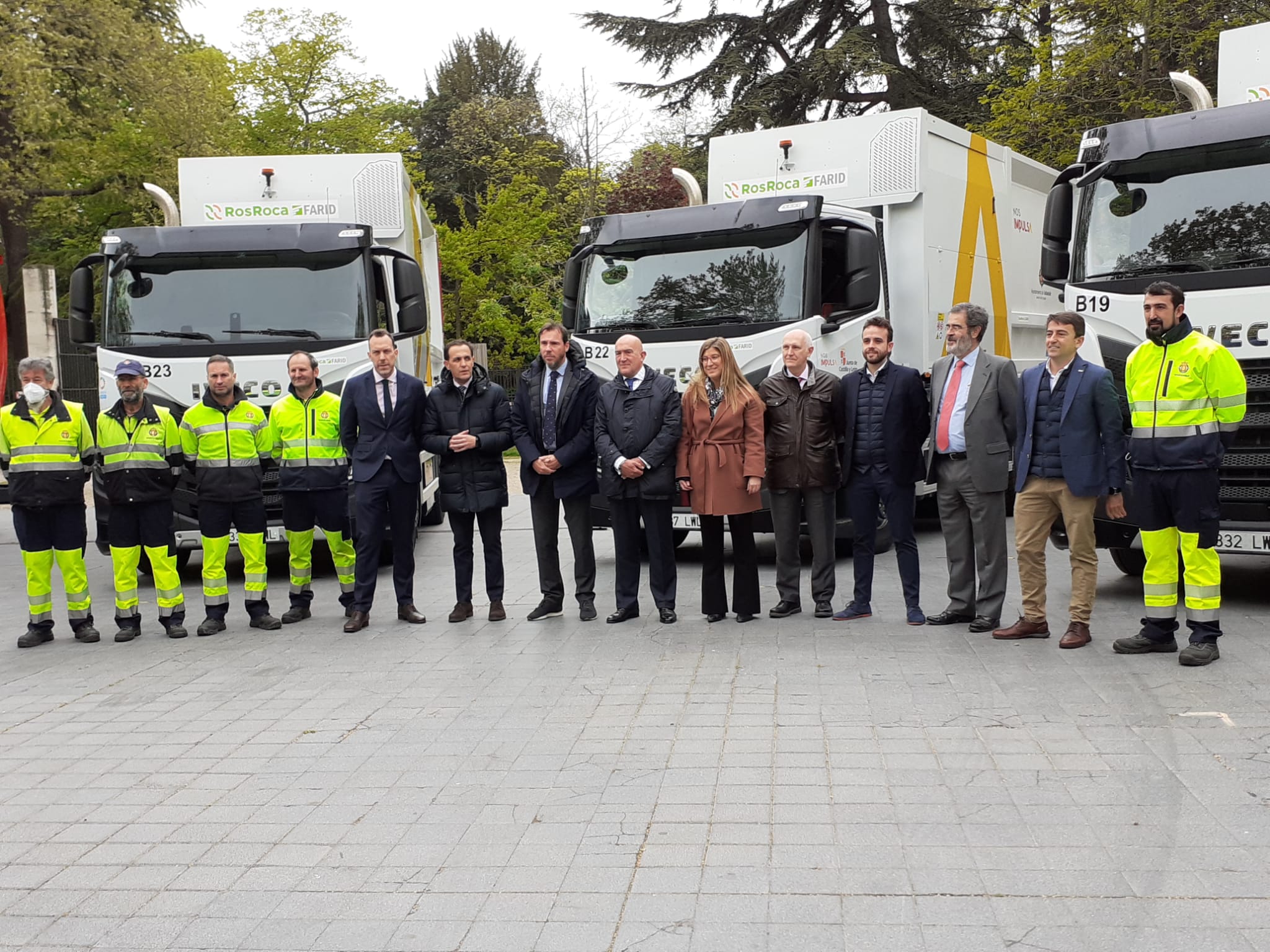 Presentación de los nuevos camiones de recogida de basura