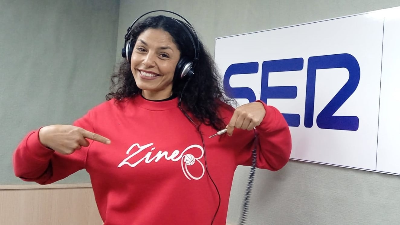 Zineb Rimi, directora de la Escuela Social Zineb Basket