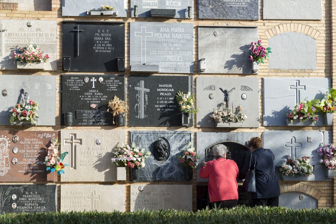 El cementerio general de Valencia en una imagen recogida durante la primera ola de la pandemia