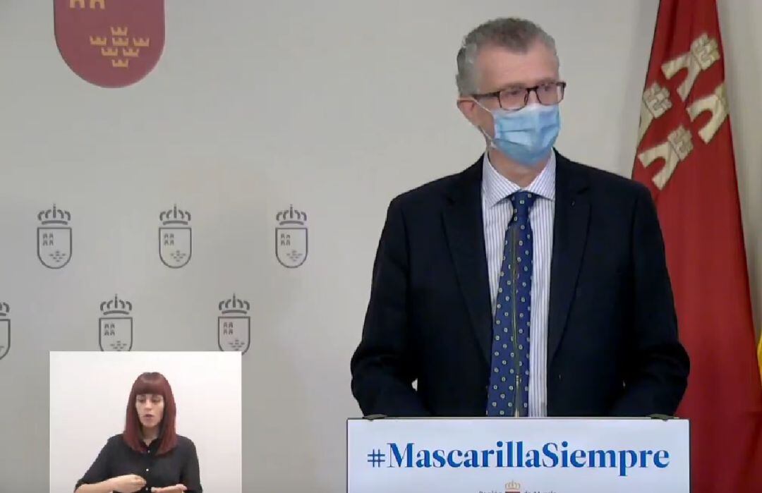 Juan José Pedreño, consejero de Salud