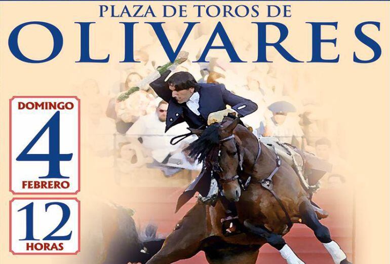 Cartel del festejo que se celebra el próximo 4 de febrero en Olivares