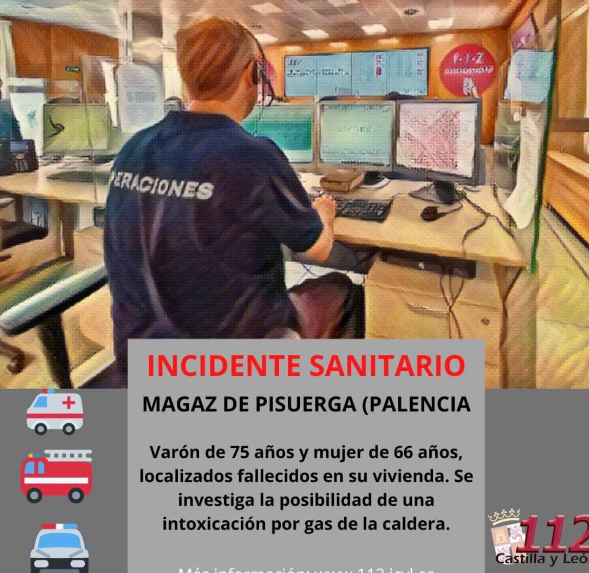 Confirmación del luctuoso hecho por el 112