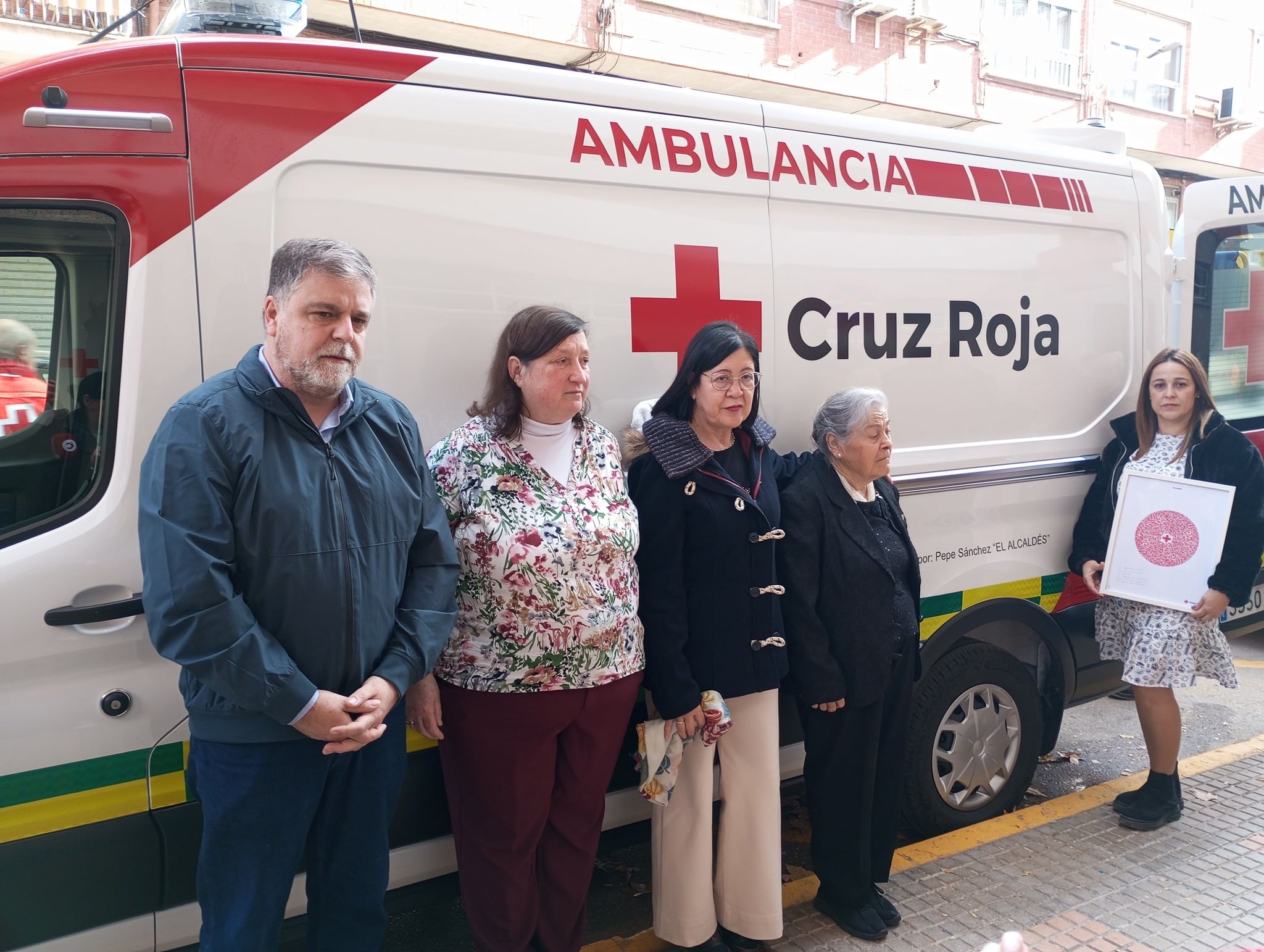 Momento del reconocimiento de la donación