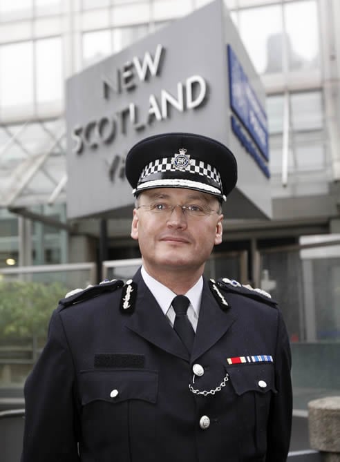 Foto de archivo del comisario jefe de la Policía Metropolitana de Londres Paul Stephenson que ha dimitido de su cargo este domingo