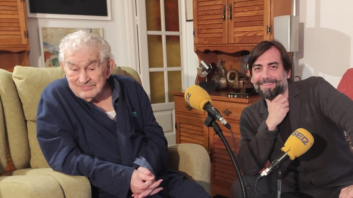 El poeta Antonio Gamoneda, en "Hoy por Hoy León" (25/03/2025)