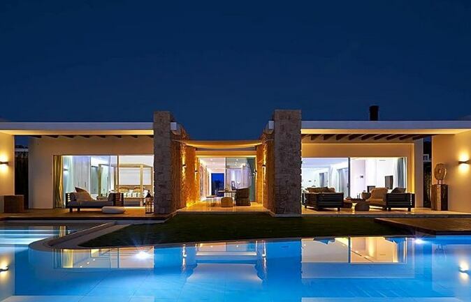 Imagen de una de las casas de lujo en Sant Josep