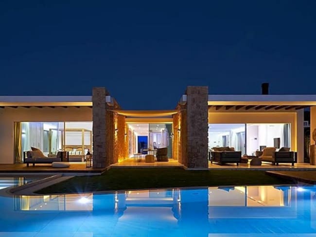 Imagen de una de las casas de lujo en Sant Josep