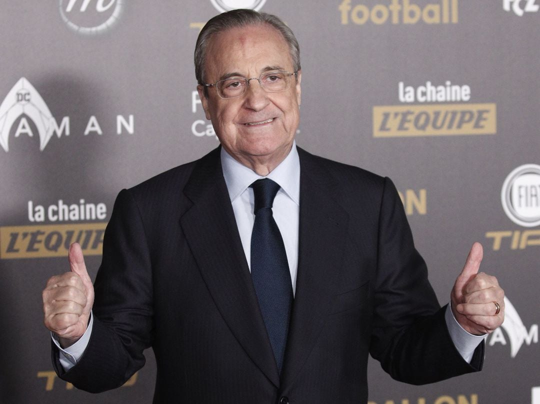 El presidente del Real Madrid, Florentino Pérez.