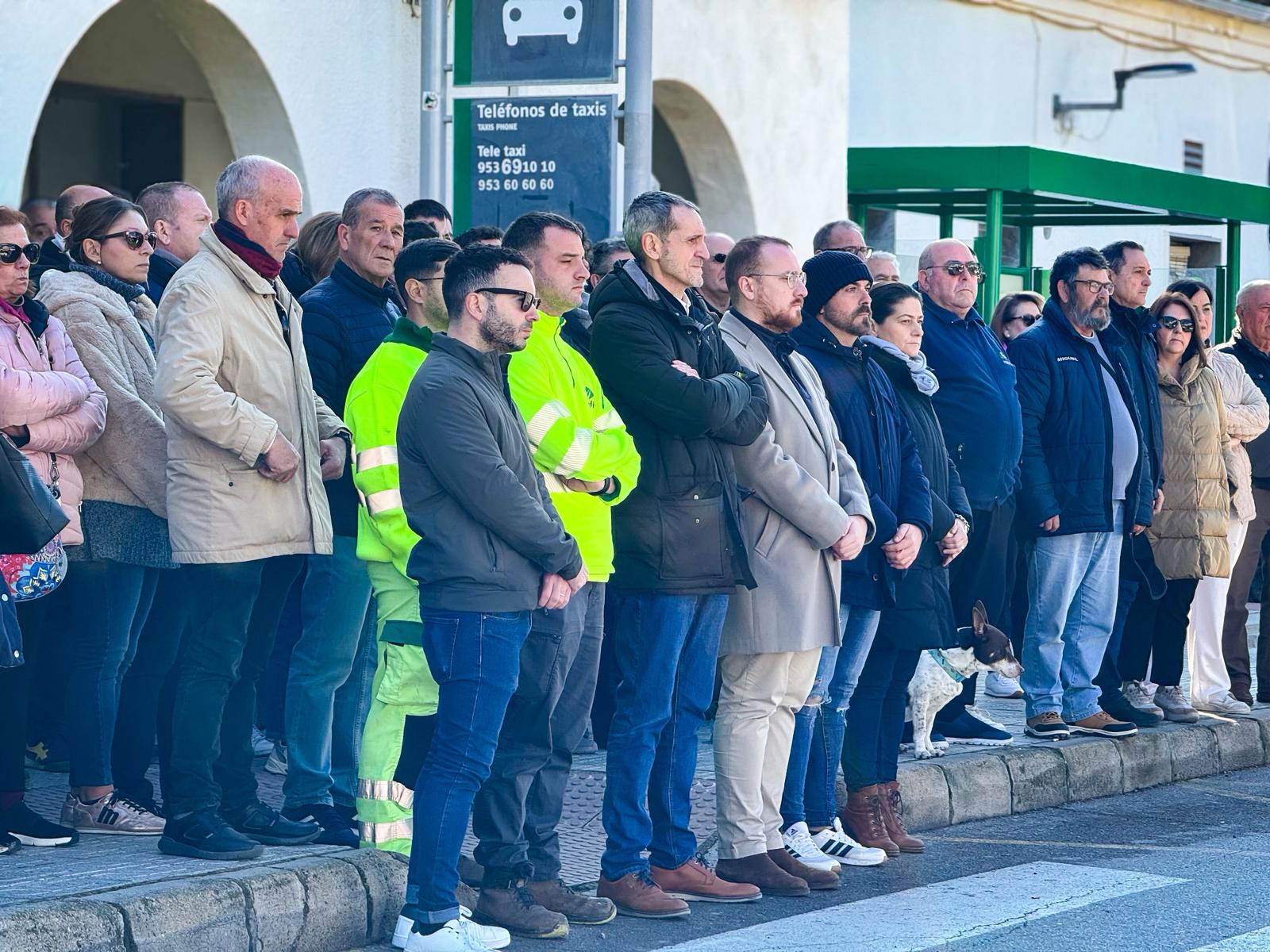 Concentración en la estación de Linares-Baeza