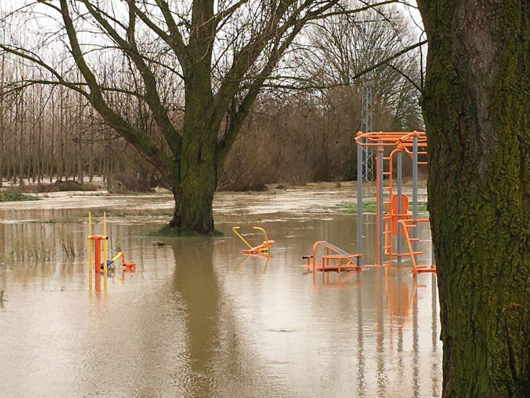 Río Perionda en Calzada de los Molinos (Palencia)