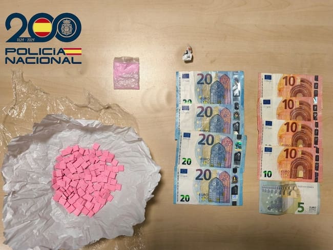 Imagen de la droga intervenida