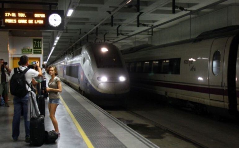 Una imatge d'arxiu de l'estació de l'AVE.